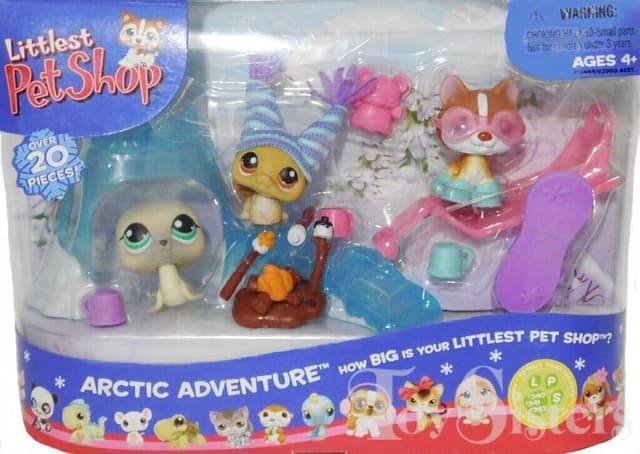 2007 Arctic Adventure with Chinchilla #340, Husky #341, and Seal #342