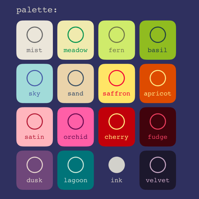 all palettes